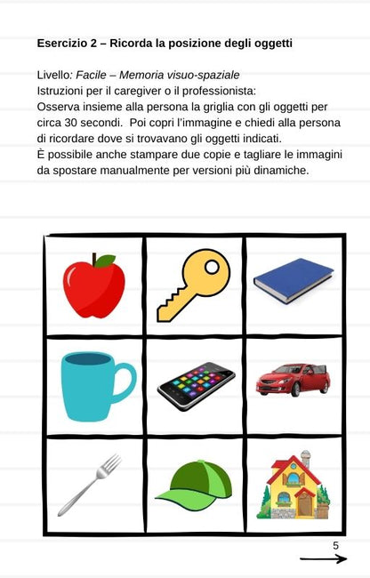 Stimolazione Cognitiva Completa – Quaderno PDF con Esercizi Professionali